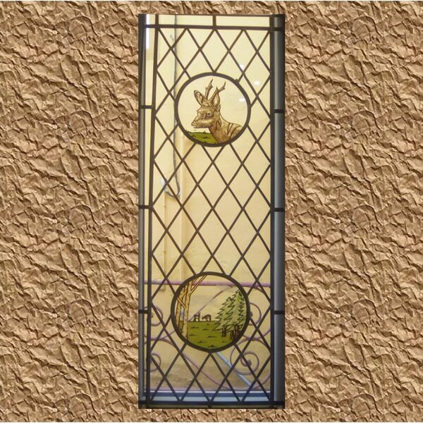 CHEVREUIL Vitrerie Classique Plomb Grisaille Emaux