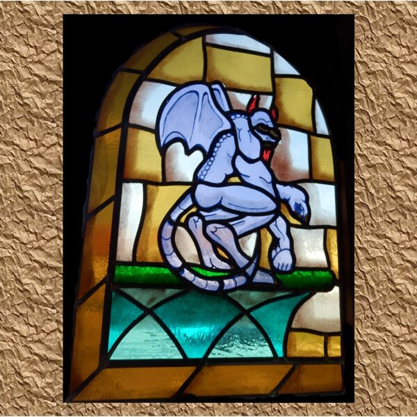 GARGOUILLE Plomb Grisaille