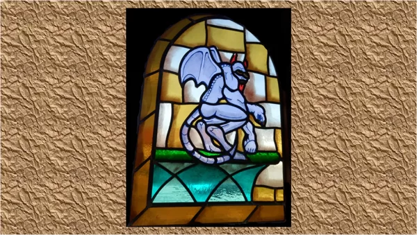GARGOUILLE Plomb Grisaille