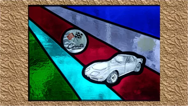 CORVETTE Plomb Grisaille