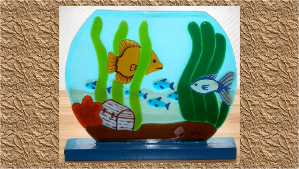 AQUARIUM 2 Fusing Grisaille