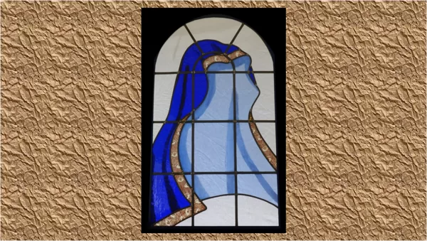 VOILE DE SAINTE ODILE Plomb Grisaille
